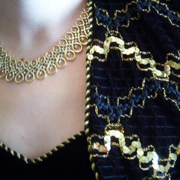 Vintage Velvet 3 pieces outfit from 1980. - Picture 3 of 12